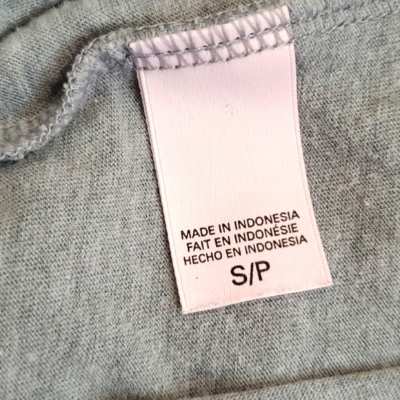 2015 Victoria's Secret Heather Gray Logo Spellout Loose Fit Racerback Tank Top S - Picture 11 of 13